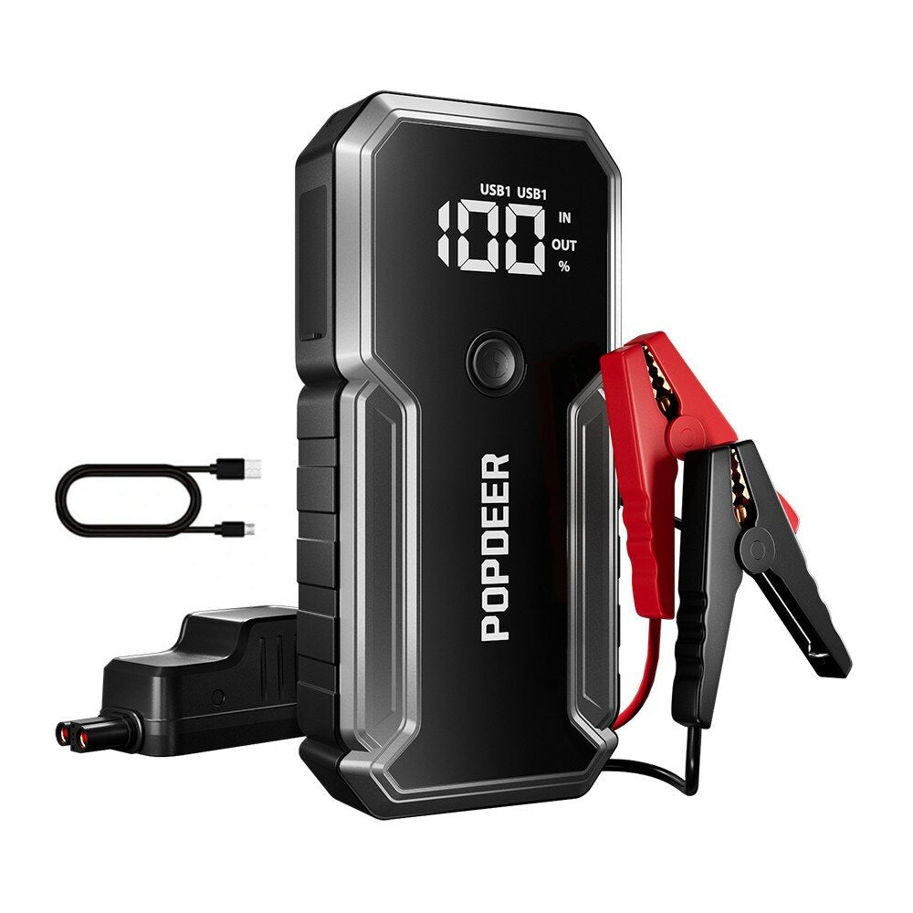 Portable Battery Car Jumperyaber 2500a Jump Starter With Wireless Charger  - 23800mah Power Bank